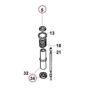 TUBES DE CULBUTEUR LOMBARDINI EN CAOUTCHOUC : 11LD625-3,11LD626-3,12LD435-2,12LD475-2