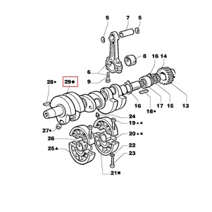 LOMBARDINI CRANKSHAFT: 11LD522-3
