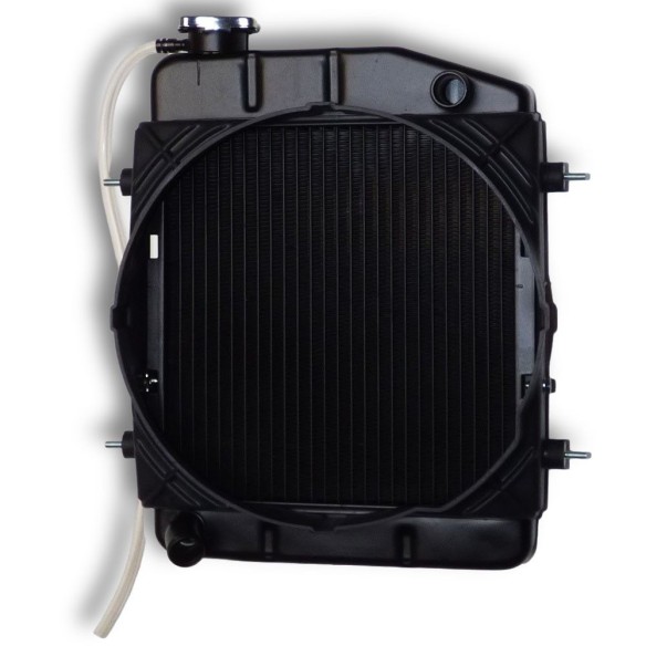 Radiador monocircuito 407X285 (Con tapon) Lombardini LDW 502,LDW 502 citycar al,LDW 602,LDW 702