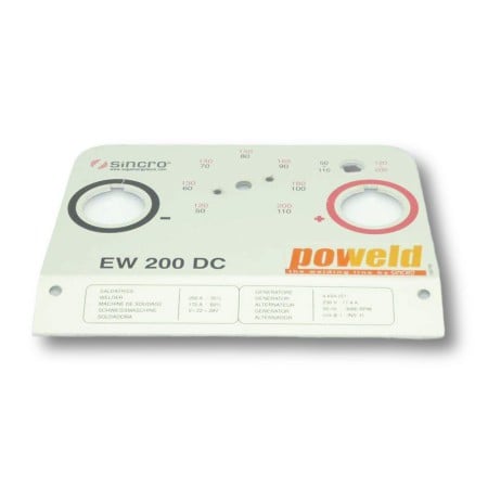 Ew220Dc aluminum panel without terminals- alternating switches Sincro