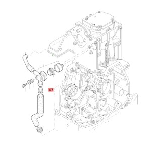 Hatz Entlüftungsschelle 1D30, 1D40, 1D50