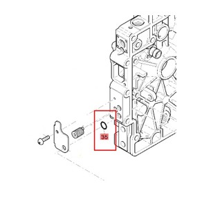 Dichtung 8x2 Beschleunigerwelle Hatz 1B und 1D