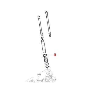 Circlip de fixation de ressort de tige de culbuteur Hatz 1D