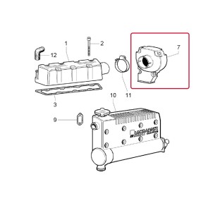 Lombardini marine air filter LDW CHD