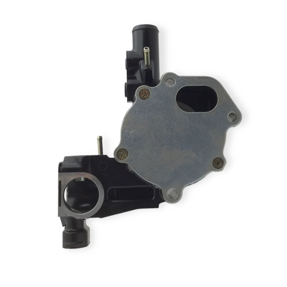 Yanmar water pump with injection pump cooling tubes