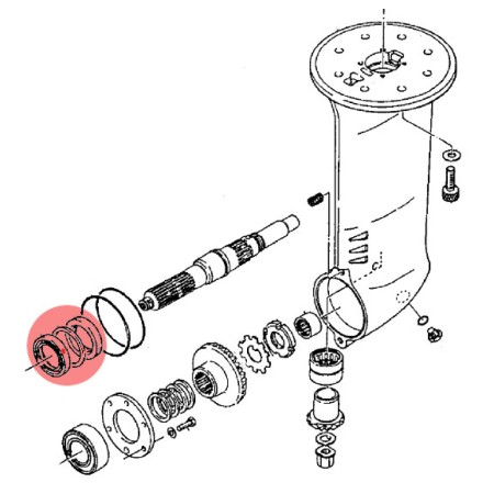 Joint Yanmar Sail Drive SD20-SD30