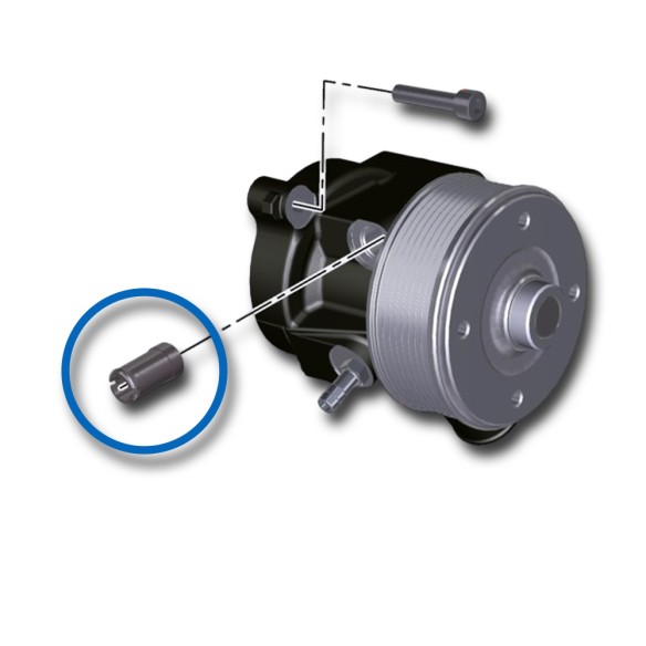 Kohler KDI water-cooler pump outlet tube