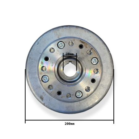 Crankshaft pulley diaM194 Lombardini 5LD675-2,5LD825-2