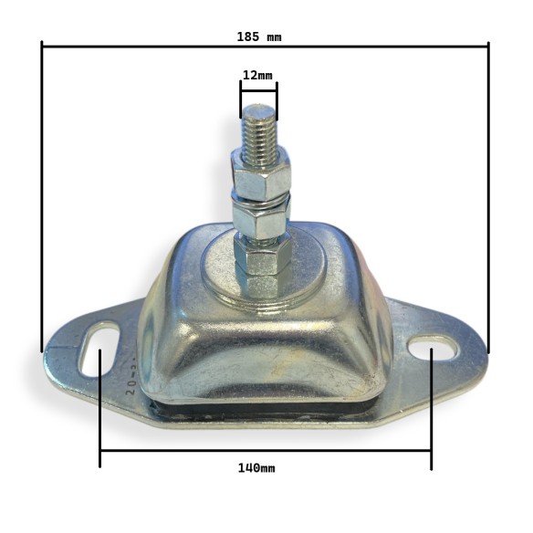 Suporte de motor silencioso Lombardini LDW FOCS