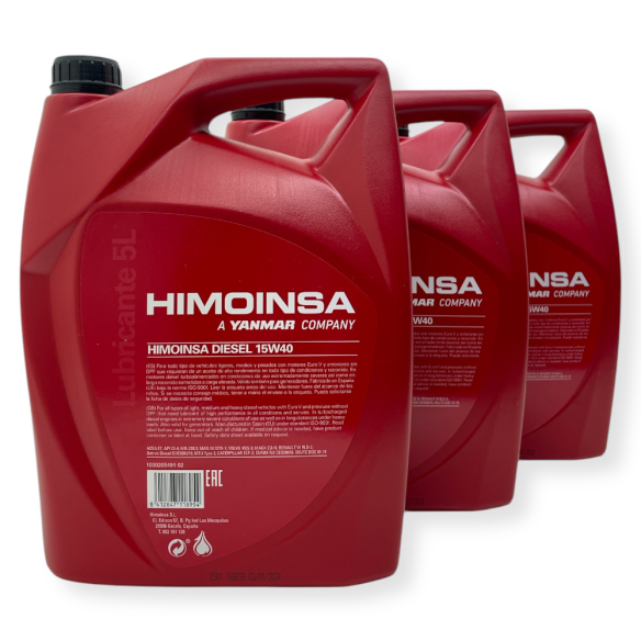 Lata de óleo de motor Himoinsa 15W40