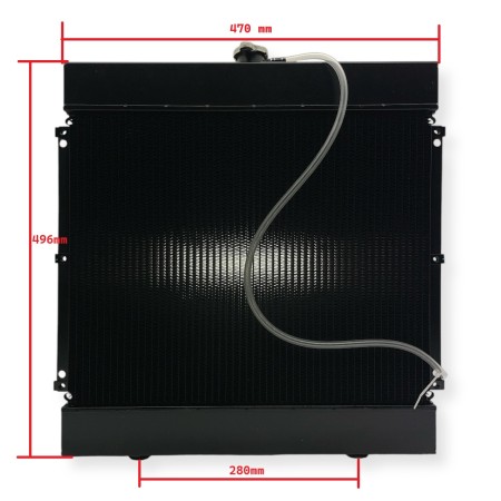 Radiateur Lombardini 470x496mm différents modèles