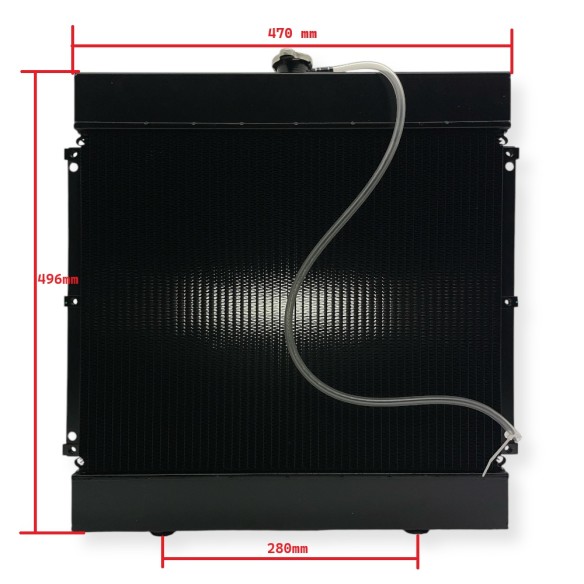 Radiateur Lombardini 470x496mm différents modèles
