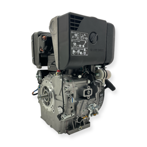 Moteur Kohler KD15 440, vilebrequin conique de 23 mm, démarrage électrique