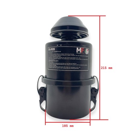 Filtro aire Minsel M150 y M165 baño de aceite brida