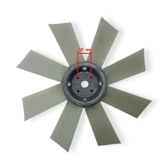 Ventilador 400mm Kohler-Rehlko KDI y Lombardini LDW