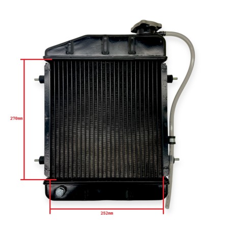 Radiator 407X285 Lombardini LDW 502, 602, 702...