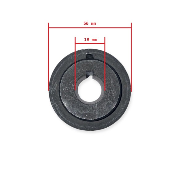 Poulie motorisée 2 canaux pour moteur Kohler avec axe 19mm