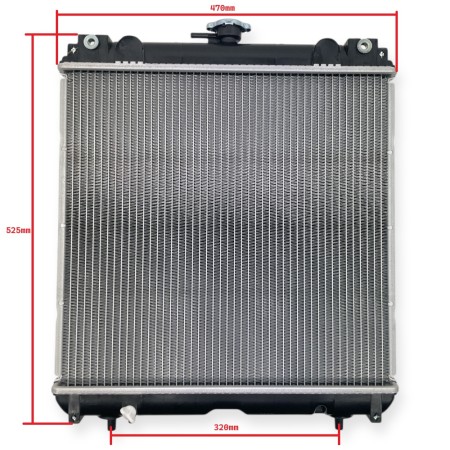 Radiador 129044-44500 Yanmar 3TNV76, 3TNV88,...