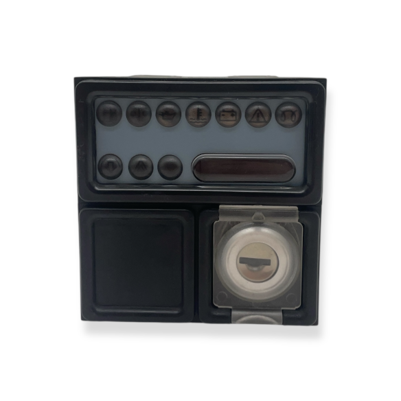 Lombardini starter panel WITH protections, WITHOUT hour meter