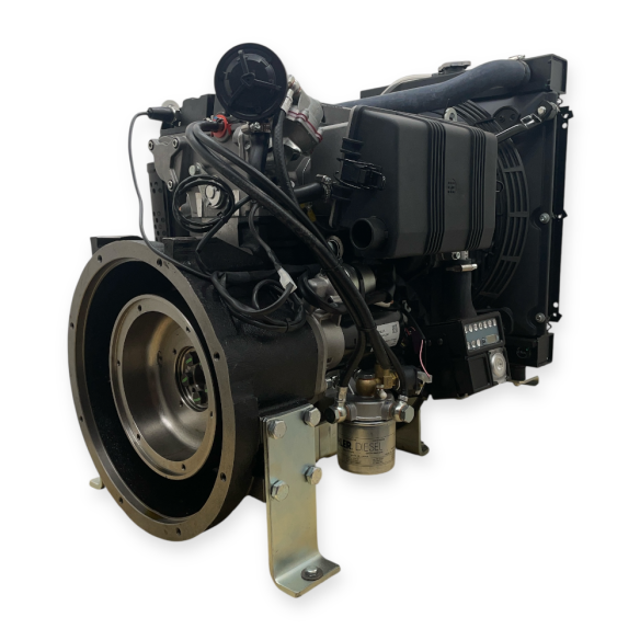 Lombardini LDW 1003-Aggregat mit SAE 5 6,5-Zoll-Motor