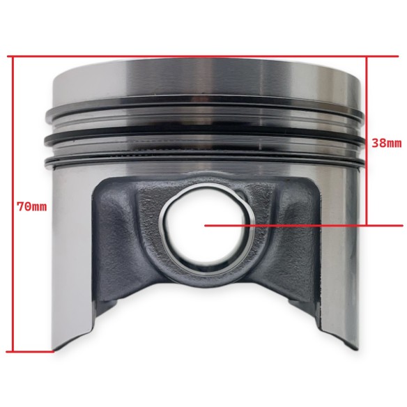 Piston std 15LD350 82.00mm LM-Parts