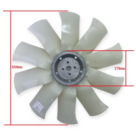 Ventilateur Iveco/ FPT , F28E, F34E, F34T,...
