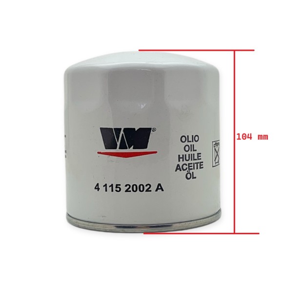 Oil filter VM Motori D704, HR494