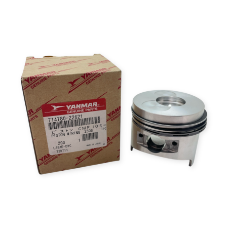 Piston with rings 0.25 Yanmar L48
