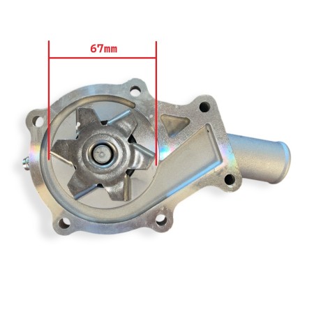 Turbine de pompe à eau Kubota V1305-V1505 67 mm