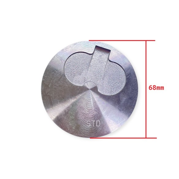 Piston without rings std Yanmar 2TNE68, 3TNE68