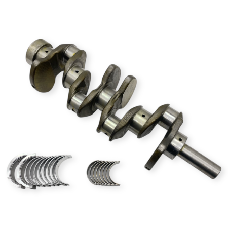 4D56 crankshaft with bearings, insert axial