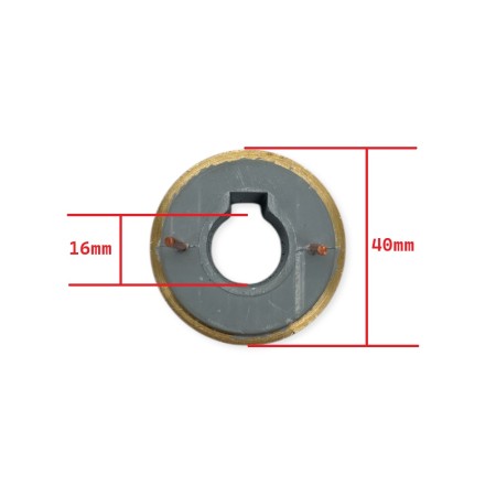 Colector escobillas 402/8 NSM alternador KR80, KR100