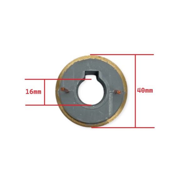NSM 402/8 brush collector for alternator KR80, KR100