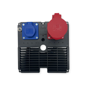 Panel 1CEE 5p 32A 400V + 1 Schuko 16A + Disyuntor termico 15A con proteccion NSM Z112, ZR112