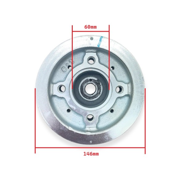 Poly-V crankshaft pulley Kohler KDI 1903, 2504, M and TCR