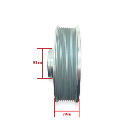 Poly-V crankshaft pulley Kohler KDI 1903, 2504,...