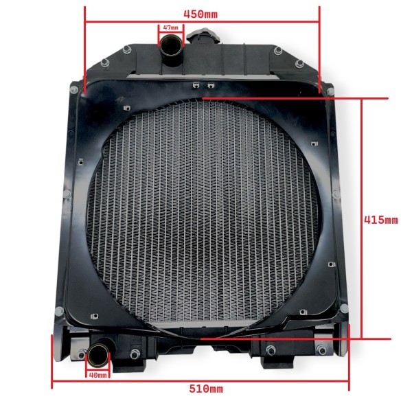 Iveco radiator, FPT , New Holland, CNH
