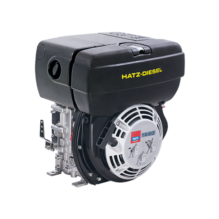 Hatz motor 1B20-6 cone 23mm electric start 12v