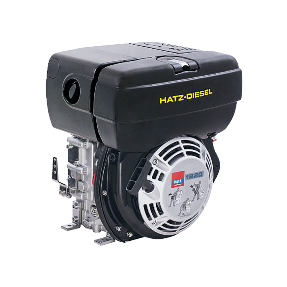 Hatz motor 1B20-6 cone 23mm electric start 12v