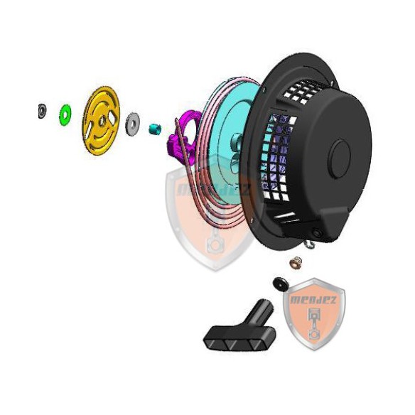 DÉMARREUR RÉCUPÉRABLE DROIT MINSEL M150 ET M165