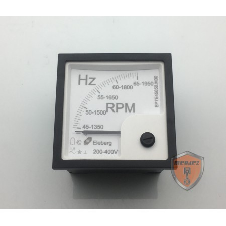 FREQUENCYMETER 72X72MM 45-65HZ 200-400VAC (RPM)