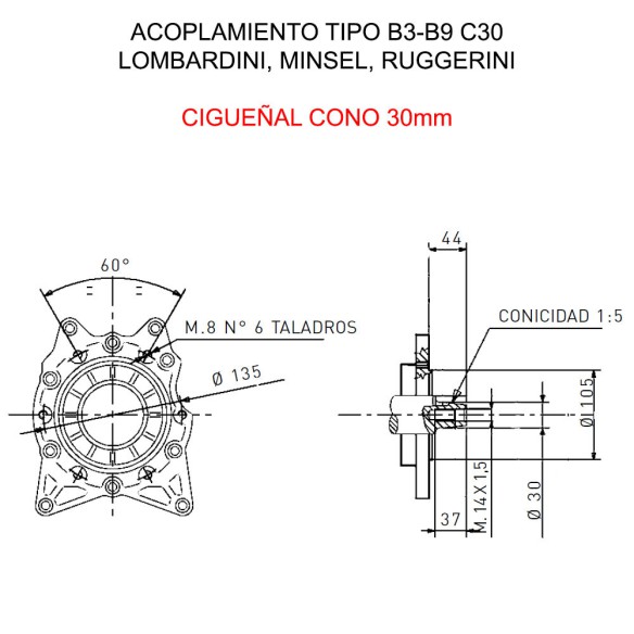 MOTOR MINSEL M604 PARA COLHEITA DE FRUTAS