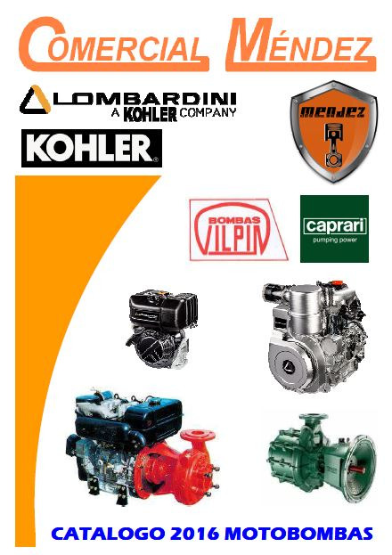 Catálogo motobombas Diesel Lombardini